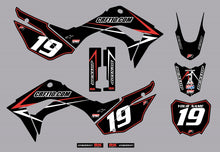 Load image into Gallery viewer, 2019-2025 Honda CRF110 Full Graphics Kit (Black) Arrow Series - CRF110.COM
