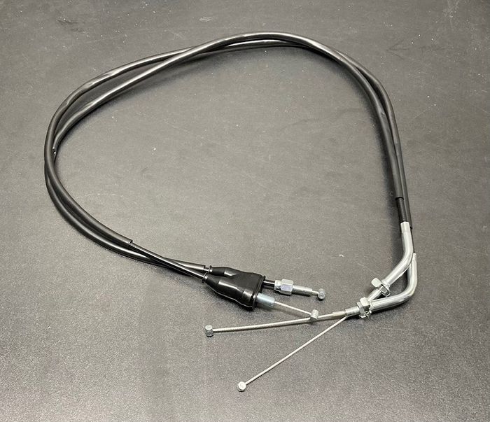 2019-2025 Honda CRF110 Extended throttle cable with White BBR Throttle tube