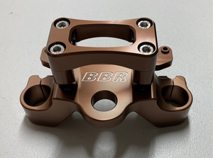 NEW!! BBR 2013-2024 Honda CRF110 Billet Top Triple Clamp in Bronze