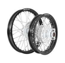 Load image into Gallery viewer, TB Parts Black Wheel Assembly Set, HD Aluminum Rims, HD spokes – All Honda CRF110
