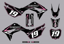 Load image into Gallery viewer, 2019-2024 Honda CRF110 Full Graphics Kit (PINK) Arrow Series - CRF110.COM
