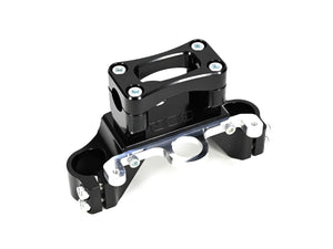 BBR 2013-2018 Honda CRF110 Billet Top Triple Clamp in Black Cerakote