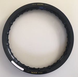 Black Excel 14 Inch Front rim for the 2013-2021 Honda CRF110