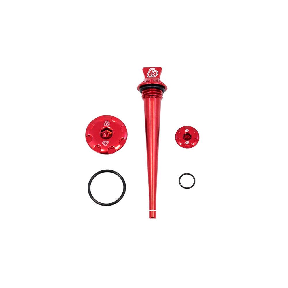 TB Red Billet Dipstick & Plug Kit – Honda CRF110 All Years