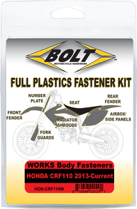 BOLT BODY WORK FASTENER KIT HONDA CRF110