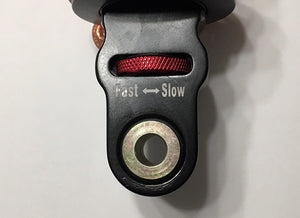 Rebound shock adjustment knob close up picture